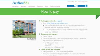 How to Make a Payment | EnerBank