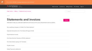 Statements and invoices - Help Centre - Paymentsense