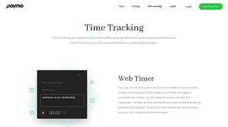 Best Time Tracking Software · Paymo