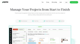 Project Management Software · Paymo