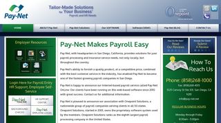 San Diego Payroll Pay-Net