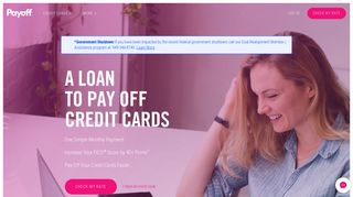 Payoff: Financial Wellness & Literacy, Credit Card Personal Loan