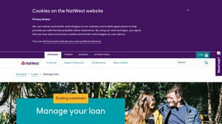 Manage your loan - NatWest