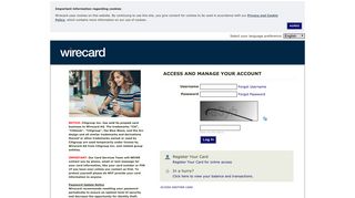 In a hurry? - Register Your Card - Wirecard