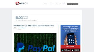 What Should I Do If My Paypal Account Was Hacked - LogDog