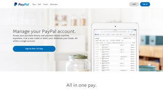 Manage your PayPal Personal Account - PayPal India