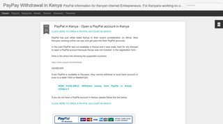 PayPal in Kenya - Open a PayPal account in Kenya | PayPay ...