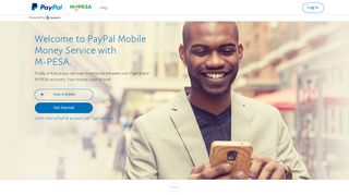 PayPal Mobile Money Service with M-PESA