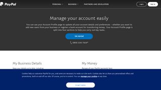 Manage Your Business Account | PayPal UK