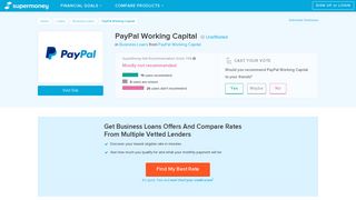 PayPal Working Capital Reviews - Business Loans - SuperMoney