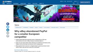 Why eBay abandoned PayPal for Adyen, a smaller European competitor