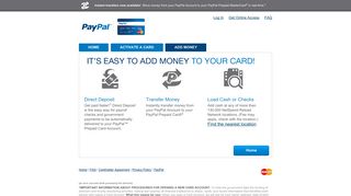 PayPal Prepaid MasterCard - The Reloadable Debit Card from PayPal