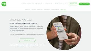 PayPal Cash PayPal Account | Green Dot Prepaid Cards