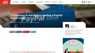 5 Questions to Ask Before Getting a PayPal Credit Card - MakeUseOf
