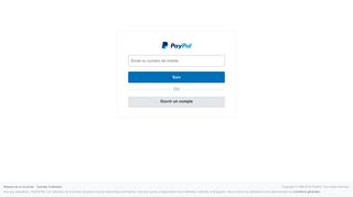 Connectez-vous à votre compte PayPal