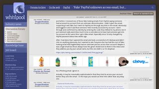 'Fake' PayPal unknown access email, but... - PayPal - On the web ...