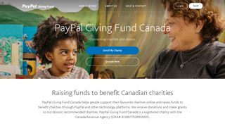 PayPal Giving Fund Canada Home - PayPal Canada