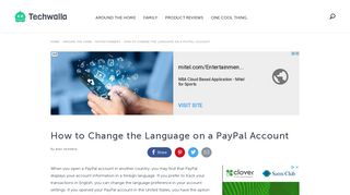 How to Change the Language on a PayPal Account | Techwalla.com