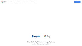 Google Pay und PayPal – Google Pay (DE)