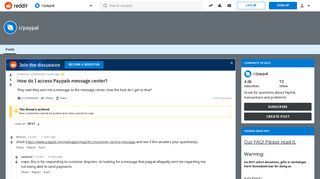 How do I access Paypals message center? : paypal - Reddit