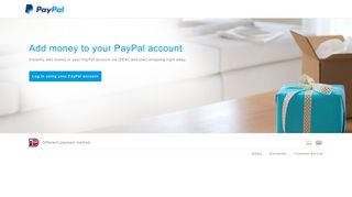 PayPal Topup - PayPal Opwaarderen