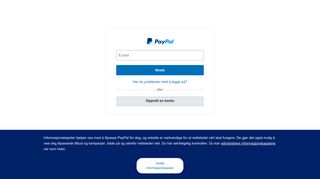 Logg på PayPal-kontoen din