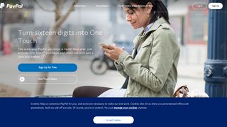 Check out faster with One Touch™ - PayPal