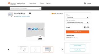 PayPal Plus - Magento Marketplace