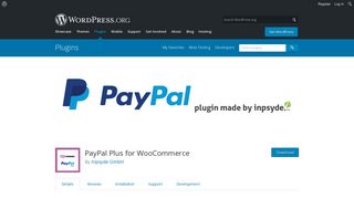 PayPal Plus for WooCommerce | WordPress.org