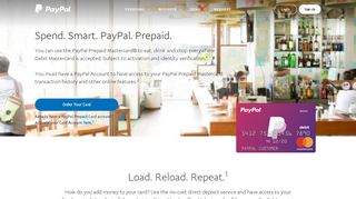 PayPal Prepaid Mastercard - The Reloadable Debit Card from PayPal