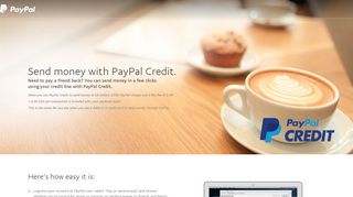 PayPal Credit - Send Money