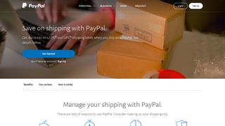 PayPal Shipping Center | Shipping Services | PayPal US