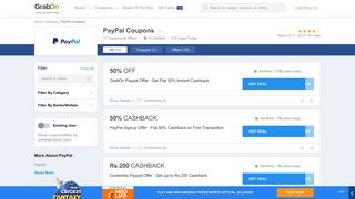 PayPal Coupons & Offers: Rs 800 OFF Promo Code | February 2019 ...