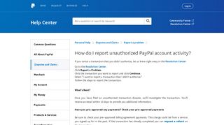 how do-i-report-unauthorized-paypal-account-activity