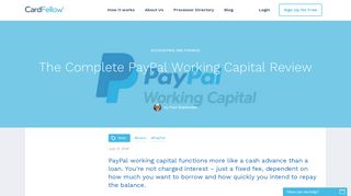 The Complete PayPal Working Capital Review - CardFellow