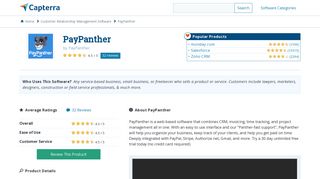 PayPanther Reviews and Pricing - 2019 - Capterra