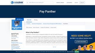 Pay Panther Reviews, Pricing and Alternatives | Crozdesk