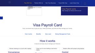 Visa Payroll Cards | Visa