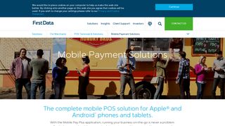 Mobile Payment Solutions | First Data