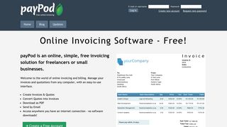 Free Online Invoicing Application by payPod