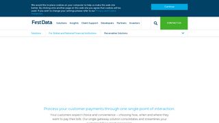 PayPoint® Payment Gateway | First Data