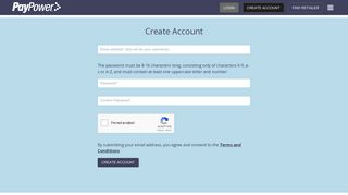 Create an Account - PayPower