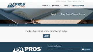 Login to Pay Pros Client Portal