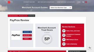 PayPros Review | Expert & User Reviews - CardPaymentOptions.com