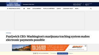 PayQwick CEO: Washington's marijuana tracking system makes ...