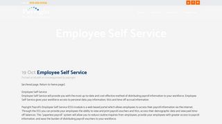 Employee Self Service - Payright Workforce Solutions - Payright Payroll