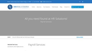 Payroll Services - HR Solutions