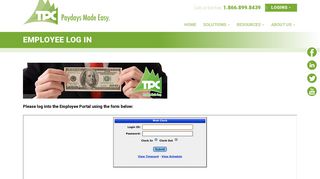 Employee Login | The Payroll Company - Paydays Made Easy