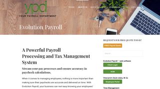 Evolution Payroll – Your Payroll Department