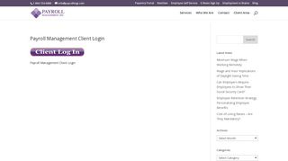 Payroll Management Client Login | Payroll Management, Inc
